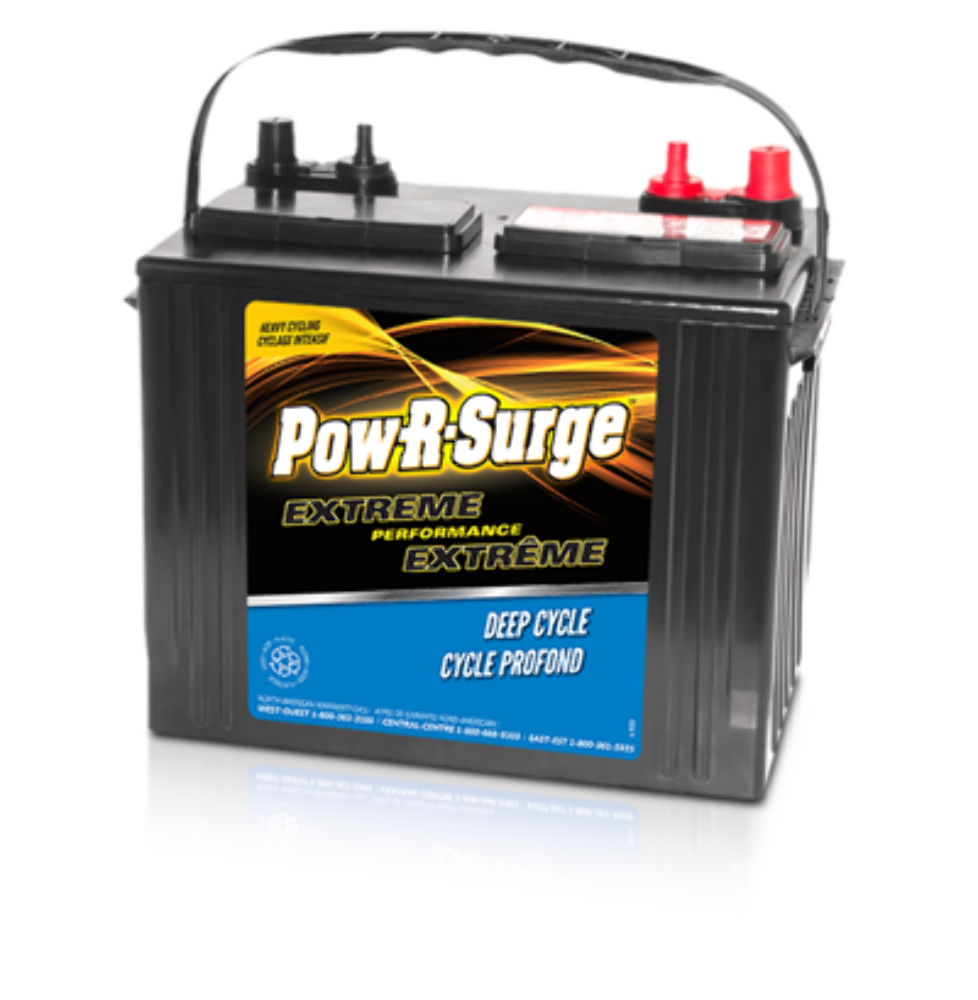 Pow-R-Surge Golf Car Deep Cycle Battery, Group GC2H GC45