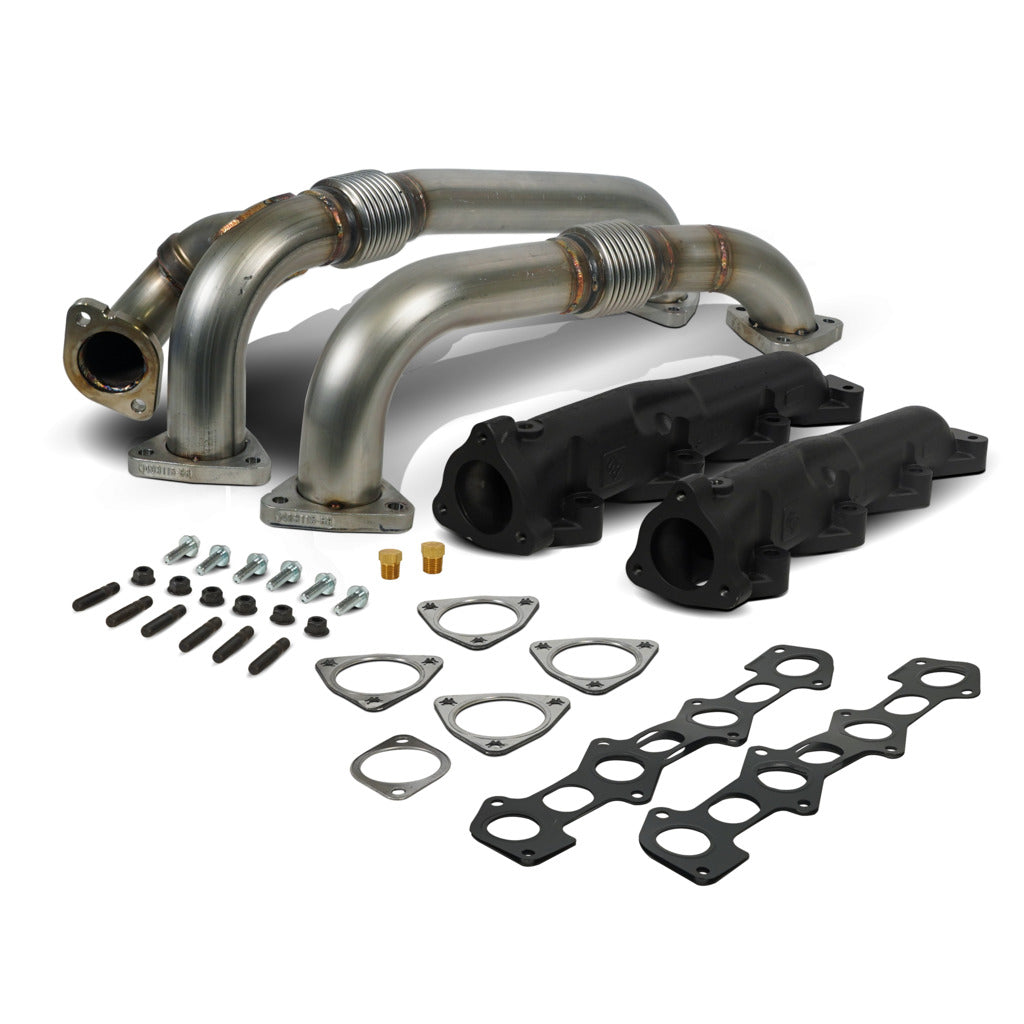 BD Diesel Performance 1041484 EXHAUST MANIFOLD and UP-PIPE KIT FORD F250/F350/F450/F550 SUPER DUTY 6.4L POWER STROKE 2008-2010