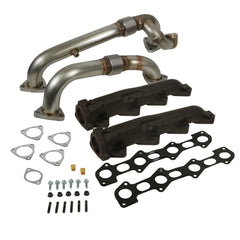 BD Diesel Performance 1041484 EXHAUST MANIFOLD and UP-PIPE KIT FORD F250/F350/F450/F550 SUPER DUTY 6.4L POWER STROKE 2008-2010