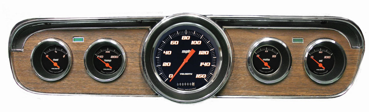 Classic Instruments 64-66 Ford Mustang (Convertible/Fastback/Hardtop - 170, 200, 260, 289) Gauge Set MU65VSB00