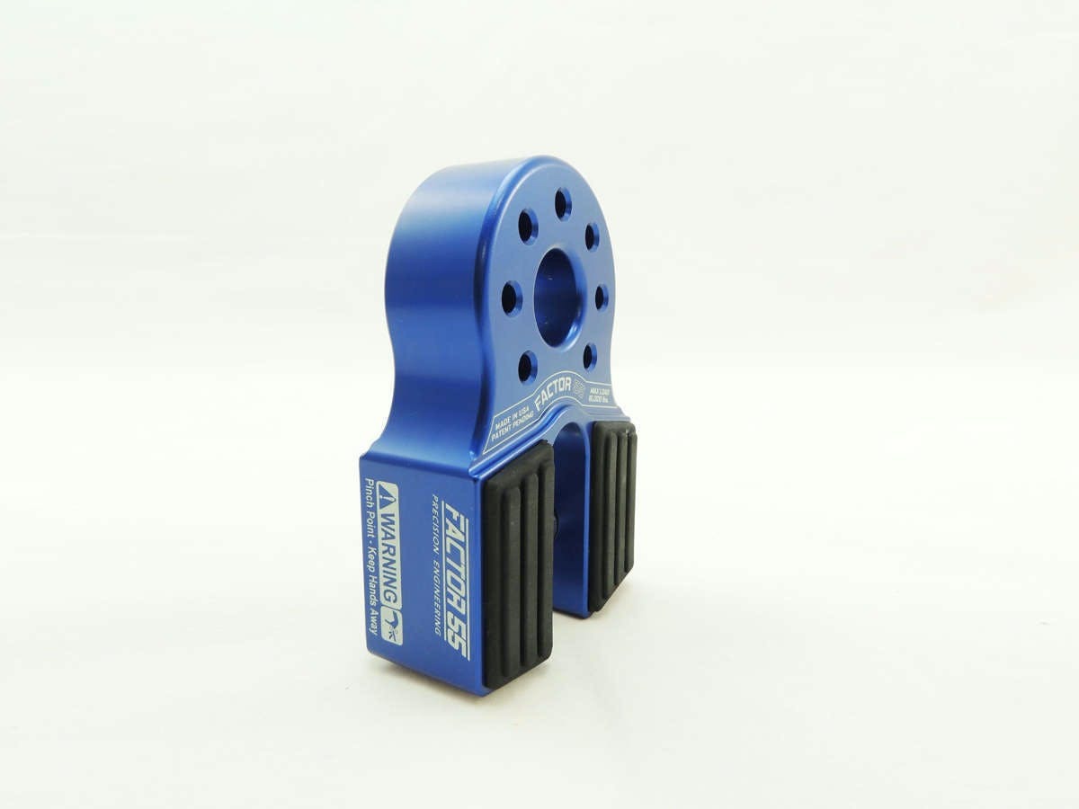 Factor 55 00050-02 Flatlink Winch Shackle Mount - Blue