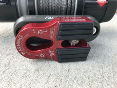Factor 55 00070-01 Flatlink XTV (ATV And UTV) Winch Shackle Mount - Red