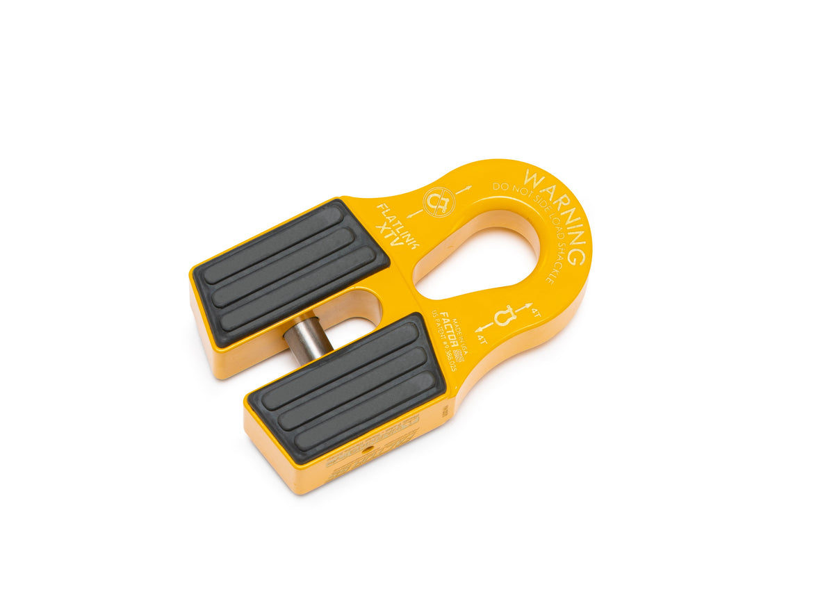 Factor 55 00070-03 Flatlink XTV (ATV And UTV) Winch Shackle Mount - Yellow