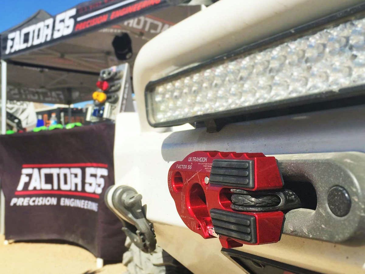 Factor 55 00250-06 Ultrahook Winch Hook With Shackle Mount - Gray