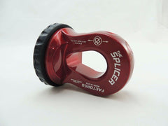 Factor 55 00352-01 Splicer 3/8-1/2 Synthetic Rope Splice-On Shackle Mount - Red