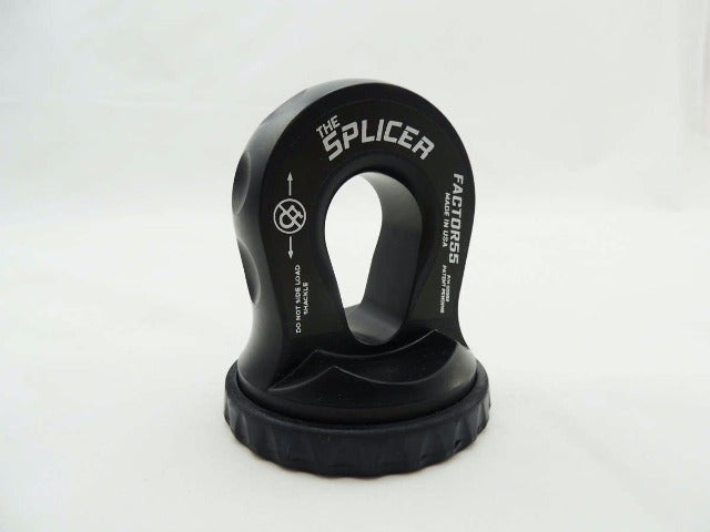 Factor 55 00352-06 Splicer 3/8-1/2 Synthetic Rope Splice-On Shackle Mount - Gray