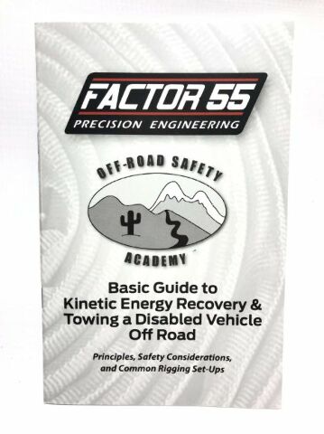Factor 55 BASIC GUIDE TO KINETIC ENERGY RECOVERY & TOWING A DISABLED VEHICLE OFF ROAD 10001