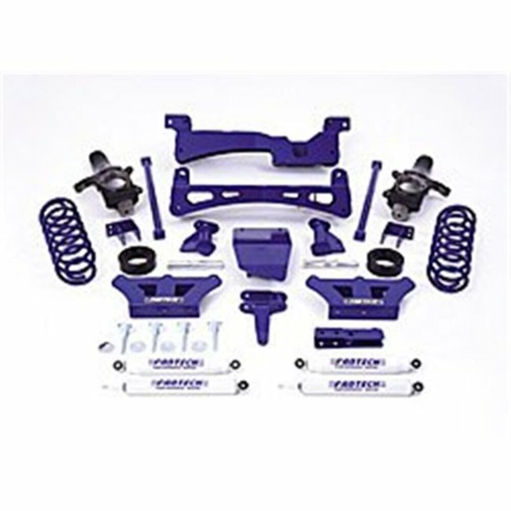 Fabtech FTS21000BK 6in. PERF SYS W/STEALTH 00-06 GM K1500 P/U 4WD