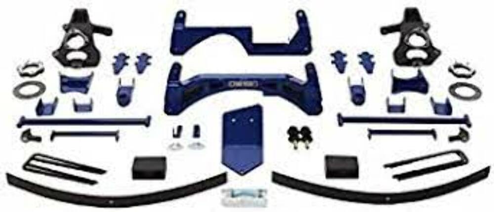 Fabtech FTS21008BK 6in. PERF SYS W/STEALTH 01-10 GM C/K2500HD; C/K3500 NON DUALLY
