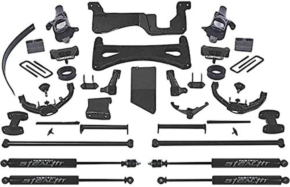 Fabtech FTS21013BK 8in. PERF SYS W/STEALTH 01-06 GM C/K2500HD; C/K3500 NON DUALLY