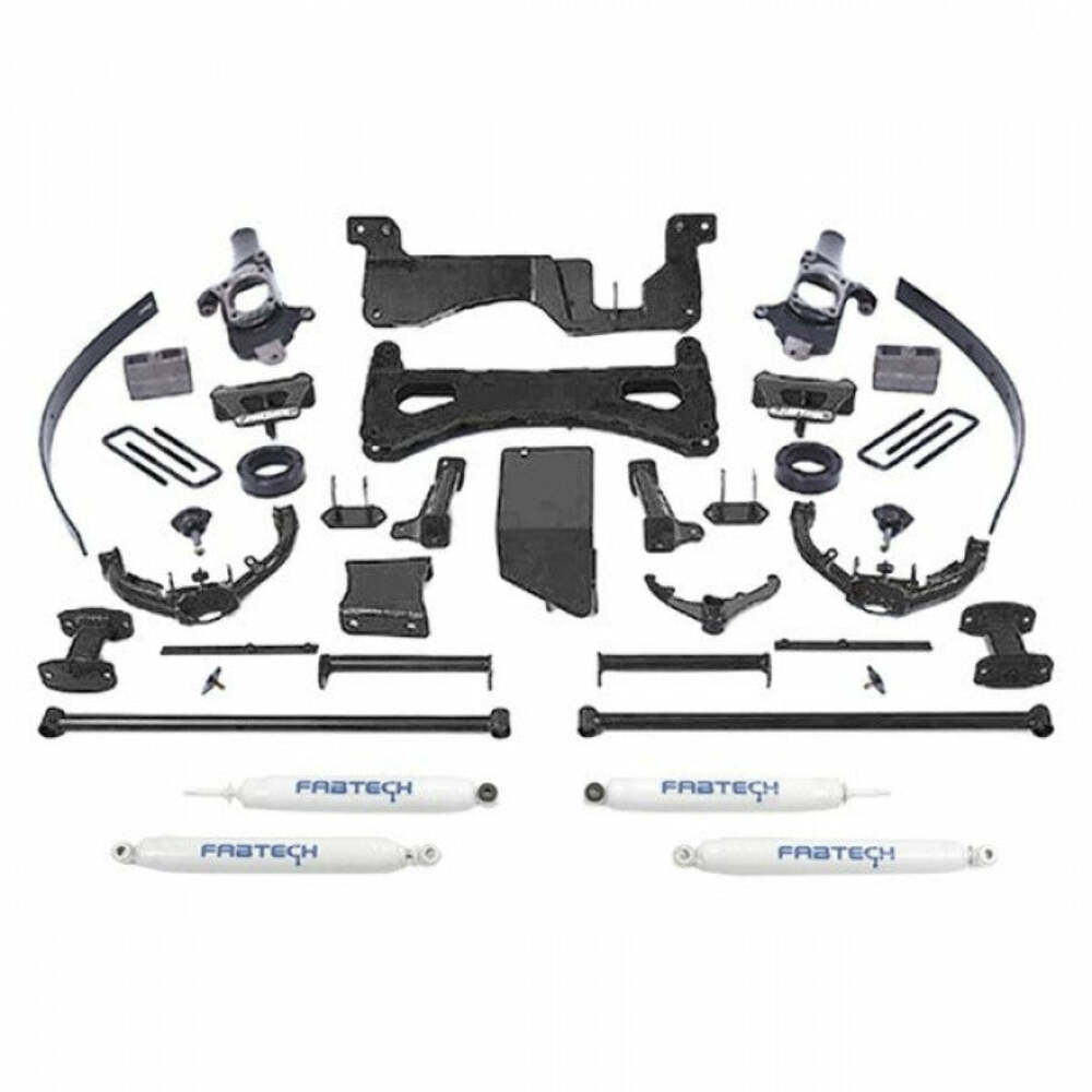 Fabtech FTS21068BK 8in. PERF SYS W/STEALTH 07-08 GM C/K2500HD; C/K3500 NON DUALLY