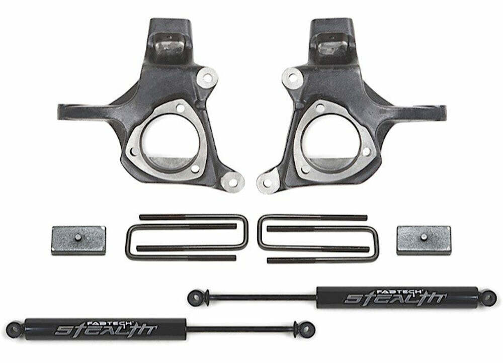 Fabtech FTS21088 3.5in. SPINDLE SYS W/STEALTH/R R BLOCKS 2007-13 GM C1501