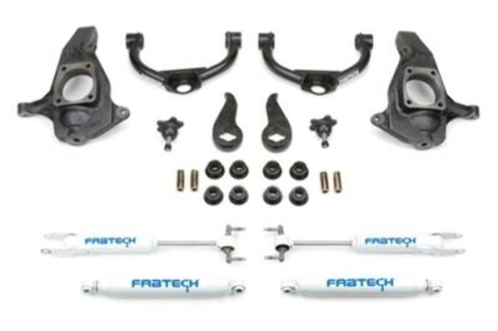 Fabtech FTS21188 4in. ULTIMATE SYS W/UNIBALL UCA/STEALTH 2011-15 GM C/K2500HD/3500HD
