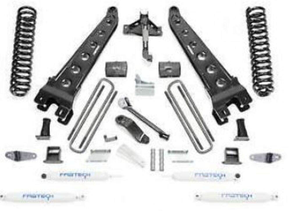 Fabtech FTS22124BK 6in. RAD ARM SYS W/COILS/STEALTH 08-10 FORD F450/550 4WD