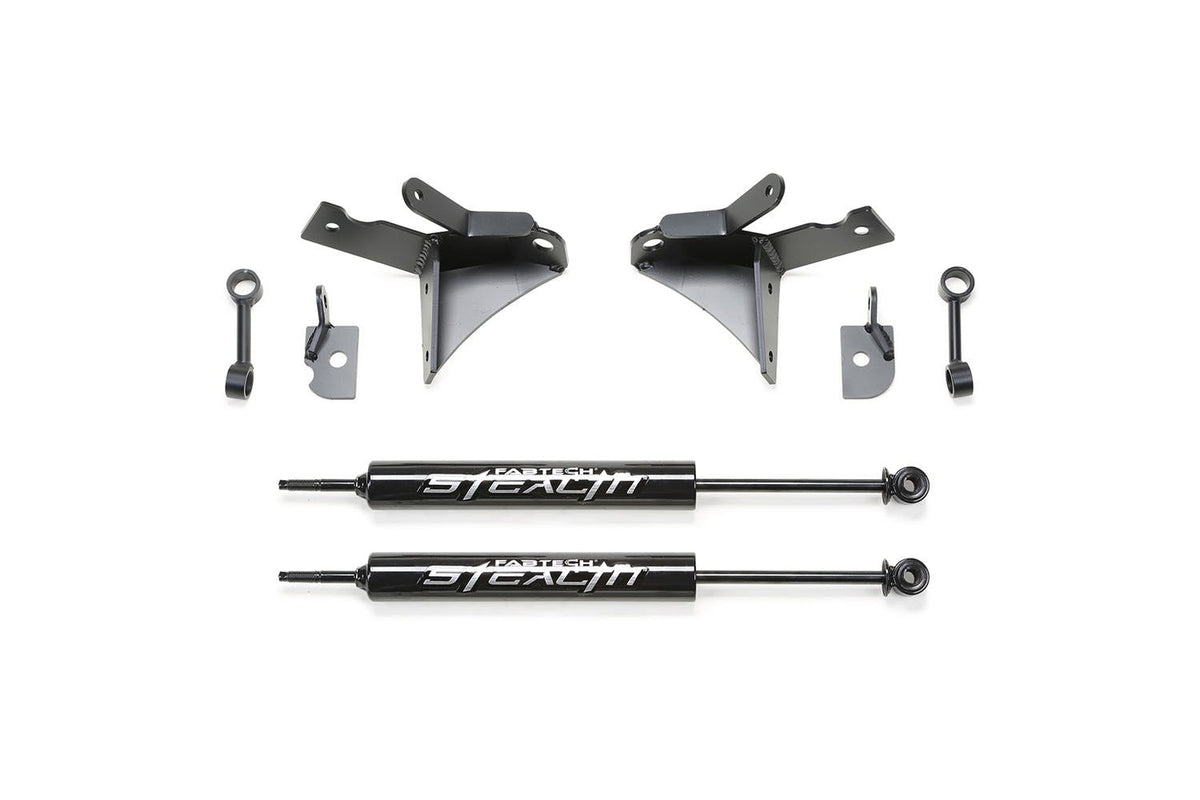 Fabtech FTS23123 5in. DUAL SHK KIT W/2 STLTH SHKS