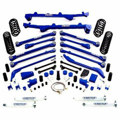 Fabtech FTS24003BK 6in. LONGARM W/FRT/RR CS/STEALTH 97-02 JEEP TJ ALL MODELS 4WD