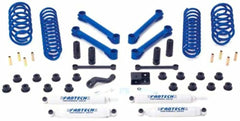 Fabtech FTS24016BK 4in. BASIC SYS W/STEALTH 97-06 JEEP TJ ALL MODELS 4WD/LJ UNL MTD ALL MODELS