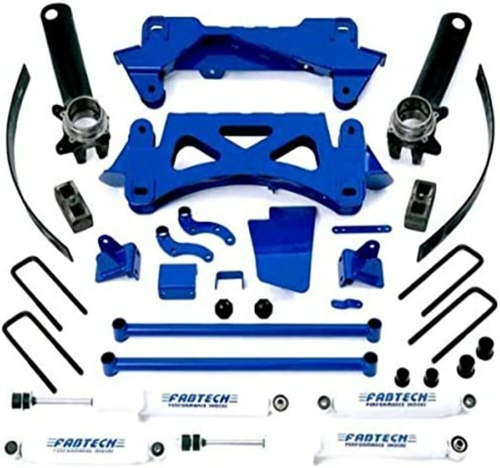 Fabtech FTS26000BK 6in. PERF SYS W/PERF FRT/STEALTH RR 95.5-04 TOYOTA TACOMA 6 CY L 2/4WD 6 LUG