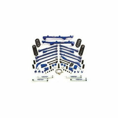 Fabtech FTS44013BK 6in. LONGARM W/BLUE FRT 2.5 C/O/RR CS/STEALTH RR 04-06 JEEP LJ 4WD UNLMTD ALL MO