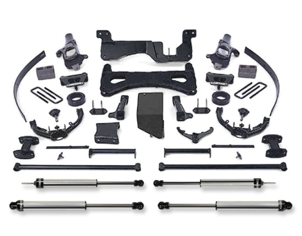 Fabtech K1015DL 8in. PERF SYS W/DLSS SHKS 01-06 GM C/K2500HD; C/K3500 NON DUALLY
