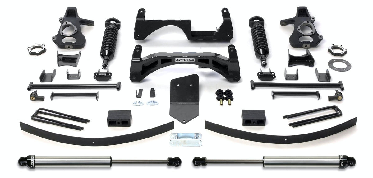 Fabtech K1025DL 6in. PERF SYS W/DLSS 2.5C/Os/RR DLSS 07-13 GM K1500 P/U W/O AUTORIDE 4WD