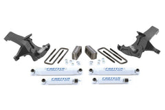 Fabtech K1037 4in. SPINDLE SYS W/PERF SHKS 92-99 GM C1500 SUB/YUK/TAHOE 2WD