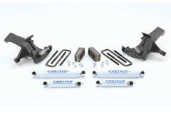 Fabtech K1037 4in. SPINDLE SYS W/PERF SHKS 92-99 GM C1500 SUB/YUK/TAHOE 2WD