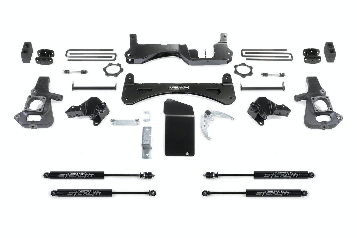 Fabtech K1045M 6in. RTS SYS W/STEALTH 01-10 GM C/K2500HD; C/K3500HD