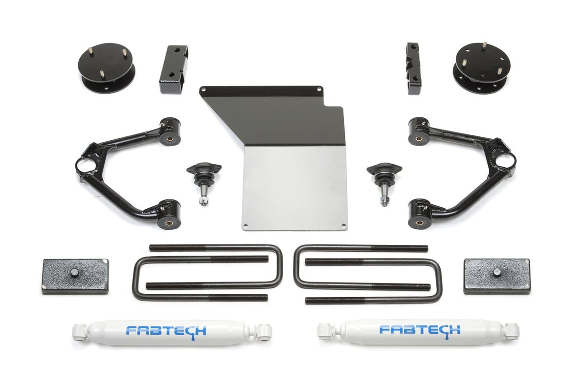 Fabtech K1059 4in. Budget System w/Performance Shocks