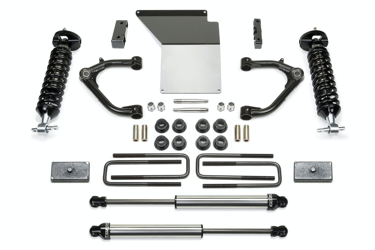 Fabtech K1063DL 4in. UNIBALL UCA SYS W/DLSS 2.5 C/Os/RR DLSS 2007-15 GM K1500