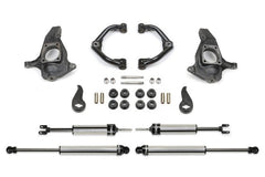 Fabtech K1065DL 4in. ULTIMATE SYS W/UNIBALL UCA/DLSS SHKS 2011-15 GM C/K2500HD/3500HD