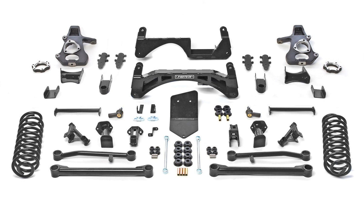 Fabtech K1078 6in. BASIC SYS 2015 GM K1500 SUB/YUK/TAHOE W/AUTORIDE 4WD