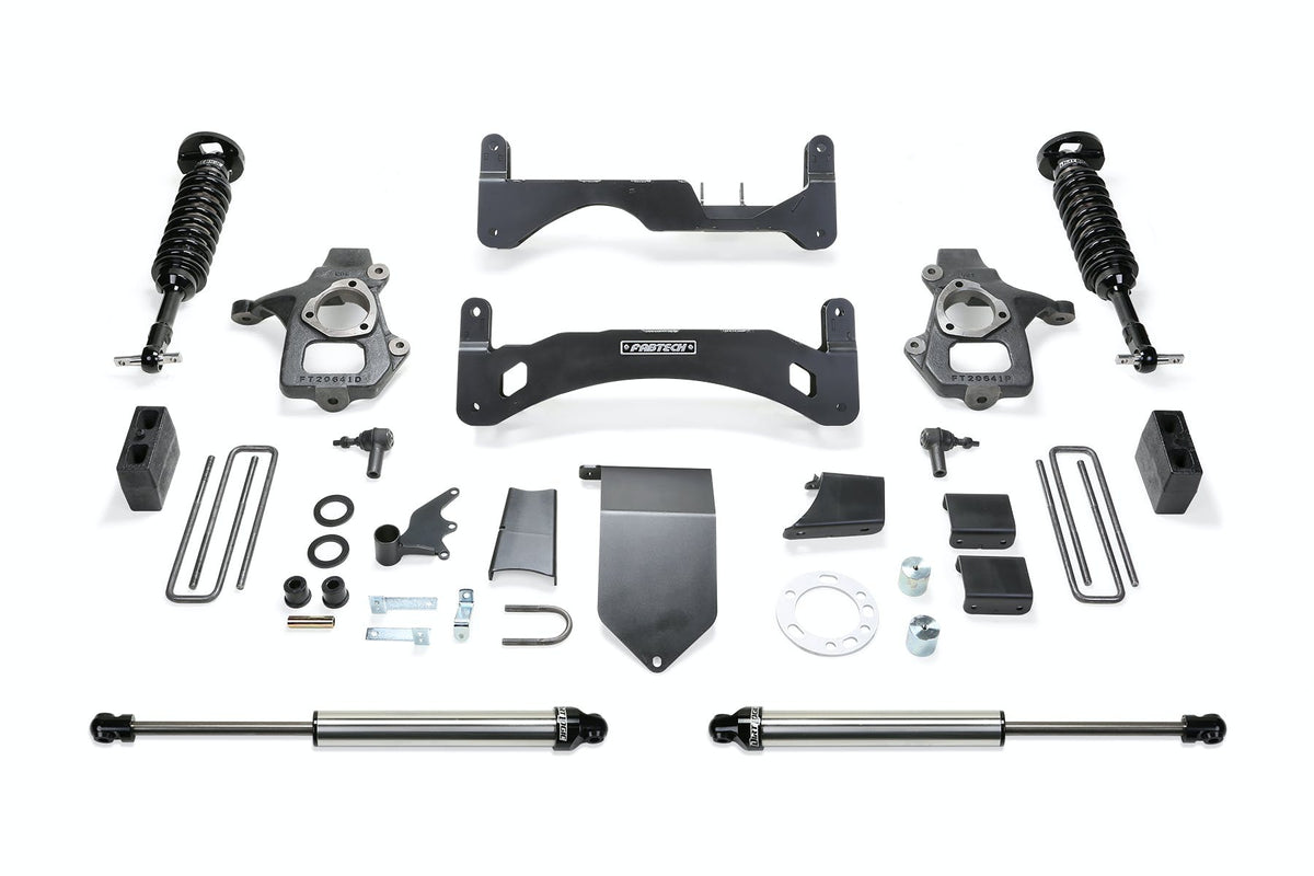 Fabtech K1083DL 6in. PERF SYS GEN 2 W/DLSS 2.5 C/O/RR DLSS 2014-15 GM C/K1500 P/U W/STEEL SUSP