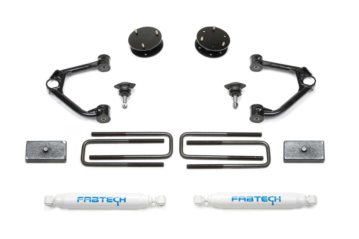 Fabtech K1126 Budget Lift System w/Shock