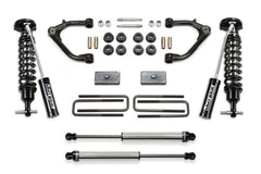 Fabtech K1130DL 3.5in. UNIBALL UCA SYS W/DL 2.5 RESI/2.25 2019 GM K1500 P/U