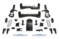 Fabtech K1136 4in. BASIC SYS W/PERF SHKS 2019 GM C/K1500 P/U W/TRAIL BOSS/AT4 PKG