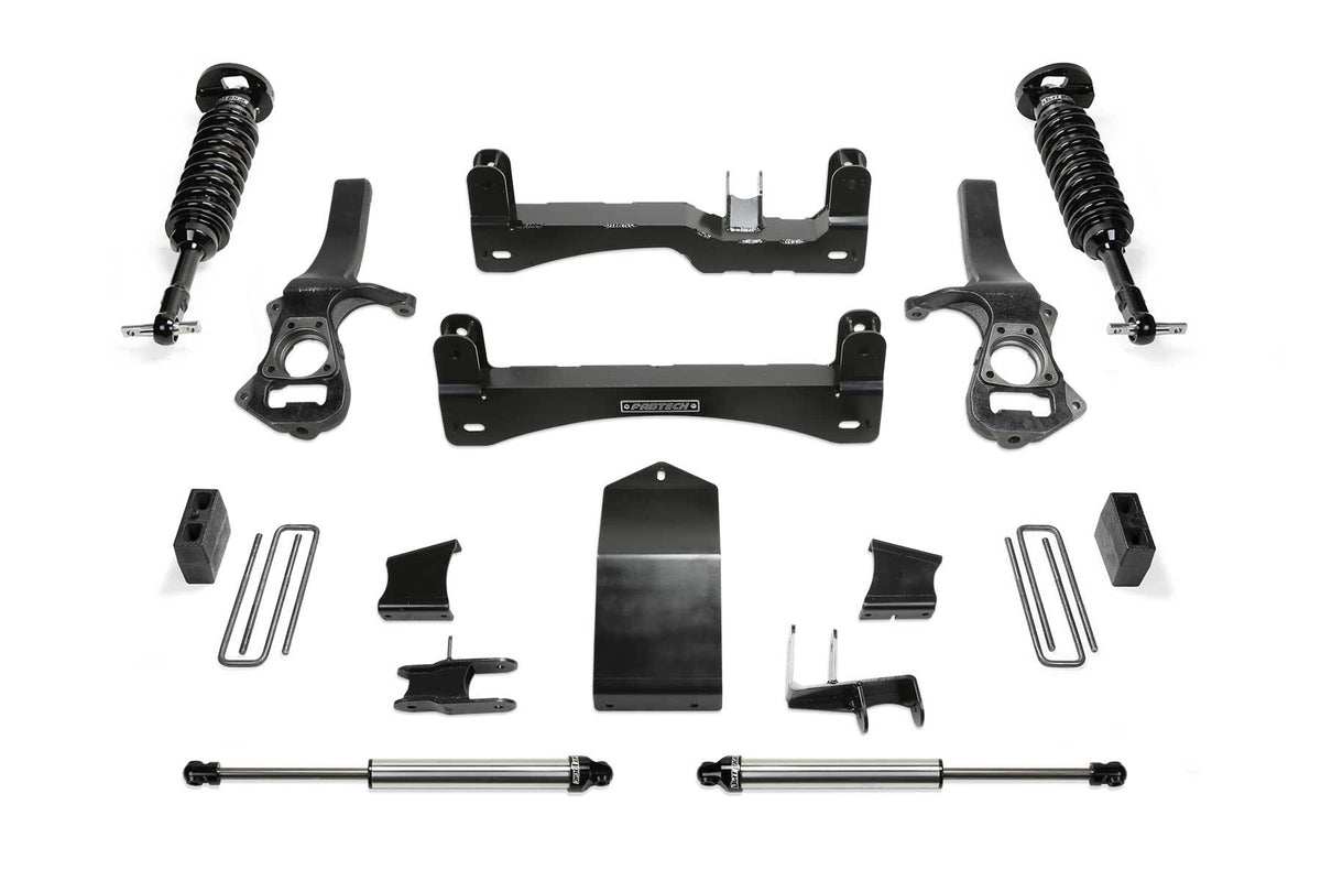Fabtech K1140DL 4in. PERF SYS W/DL 2.5/2.25 2019 GM C/K1500 P/U W/TRAIL BOSS/AT4 PKG