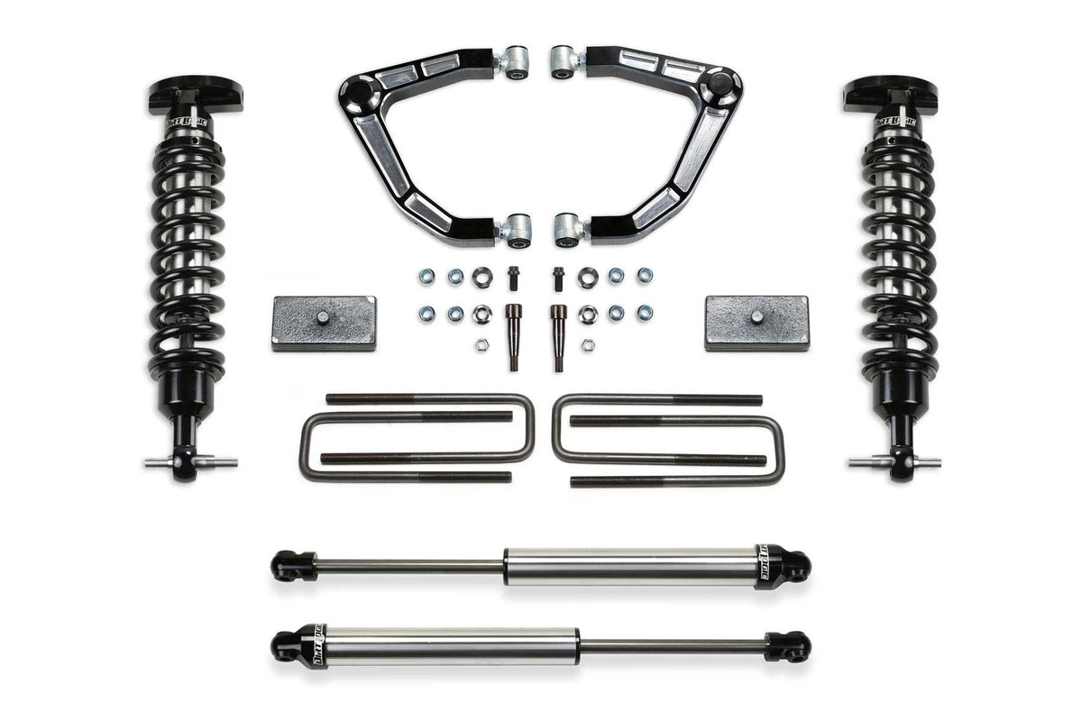 Fabtech K1144DL 3.5in. ALUM UCA SYS W/BUSHING ROD ENDS/DL 2.5/2.25 2019 GM K1500 P/U
