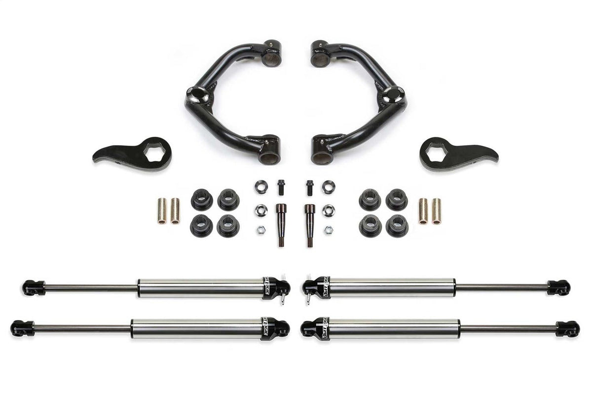 Fabtech K1155DL Uniball UCA Lift System w/Shocks