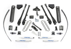 Fabtech K2017 8in. 4LINK SYS W/COILS/PERF SHKS 05-07 FORD F250 4WD W/O FACTORY OVERLOAD