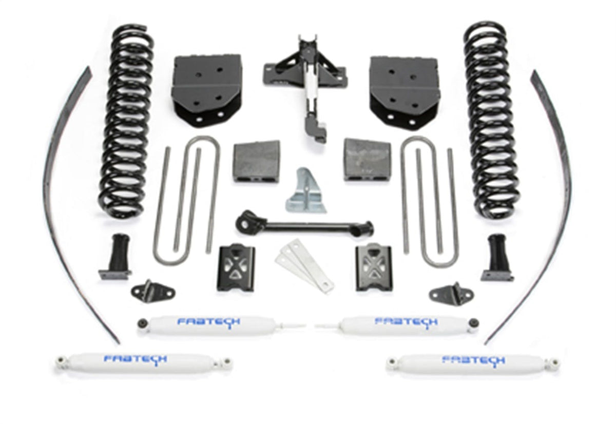Fabtech K20391 8in. BASIC SYS W/PERF SHKS 05-07 FORD F250 4WD W/FACTORY OVERLOAD