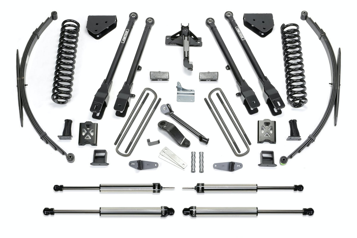 Fabtech K2040DL 10in. 4LINK SYS W/COILS/RR DLSS 05-07 FORD F250/350 4WD
