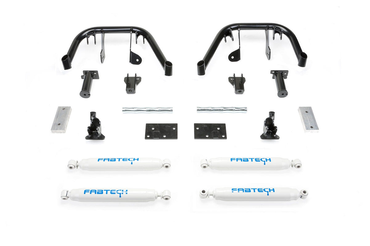 Fabtech K2080 6in. MULTIPLE FRT SHK SYS W/PERF SHKS 05-07 FORD F250/350 4WD