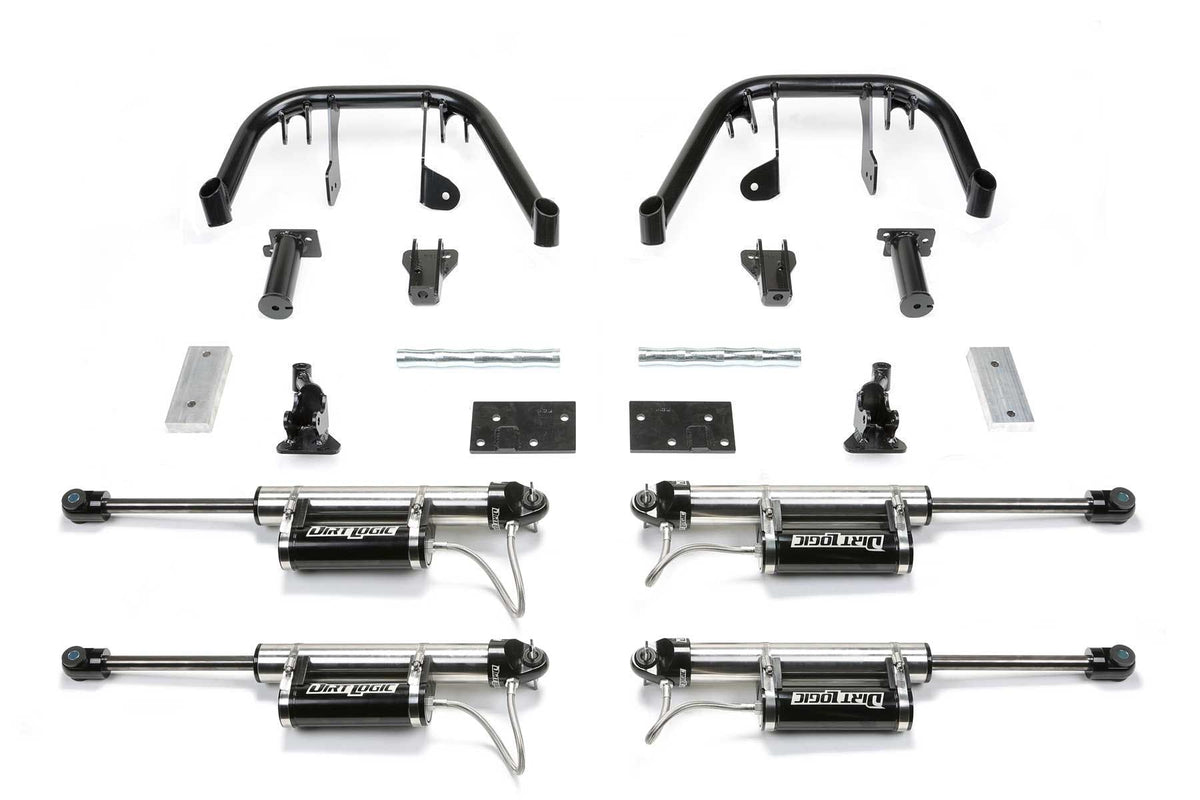 Fabtech K2082DL 10in. MULTIPLE FRTSHK SYS W/DLSS 2.25 RESI SHKS 05-07 FORD F250/350 4WD