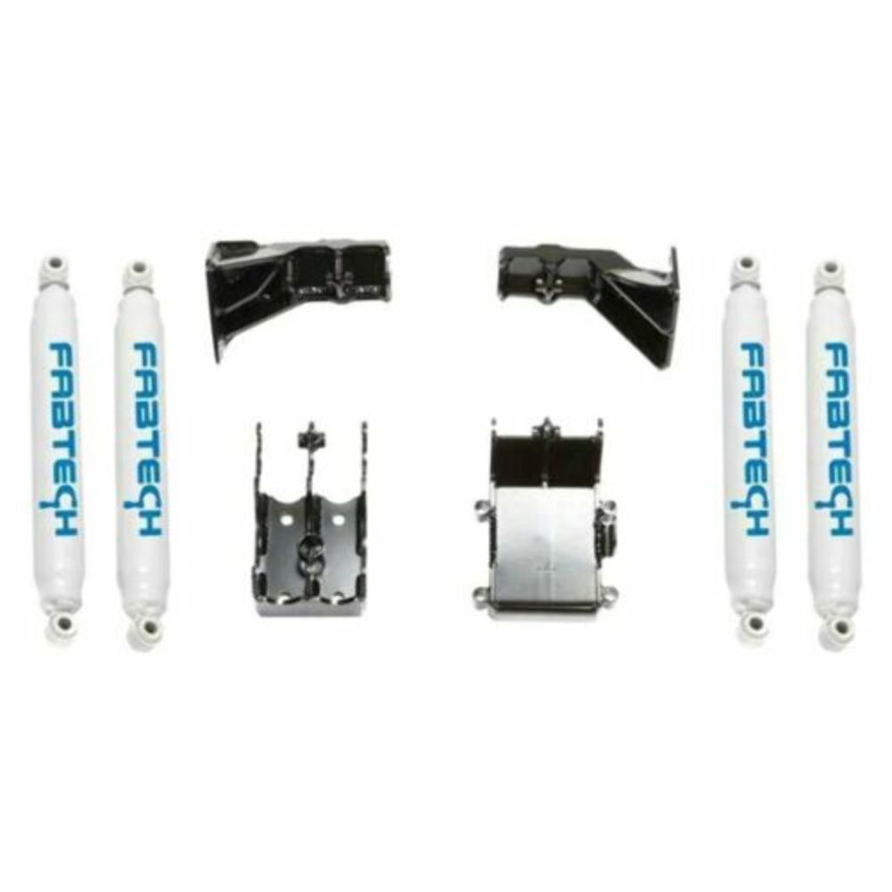 Fabtech K2088 3.5in./5.5in. MULTIPLE FRT SHK SYS W/PERF SHKS 99-04 FORD F250/350/00-05 EXCUR 4