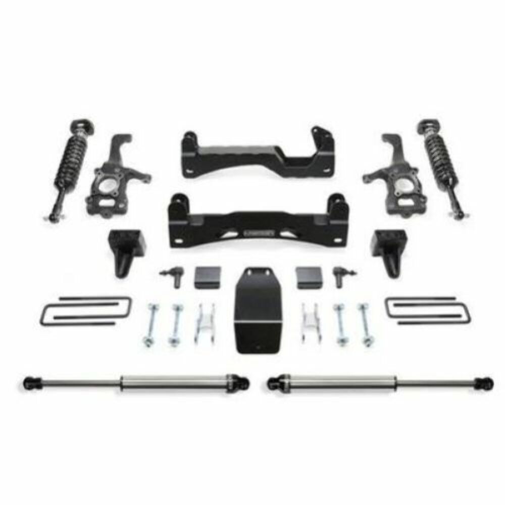 Fabtech K2089DL 5.5in. MULTPLE FRTSHK SYS W/DLSS 2.25 RESI SHKS 99-04 FORD F250/350/00-05 EXCUR