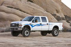 Fabtech K2120 6in. 4LINK SYS W/COILS/PERF SHKS 2008-11 FORD F250 4WD