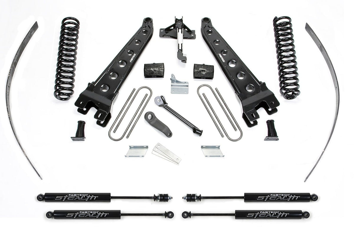 Fabtech K2124M 8in. RAD ARM SYS W/COILS/STEALTH 2008-15 FORD F250 4WD W/FACTORY OVERLOAD