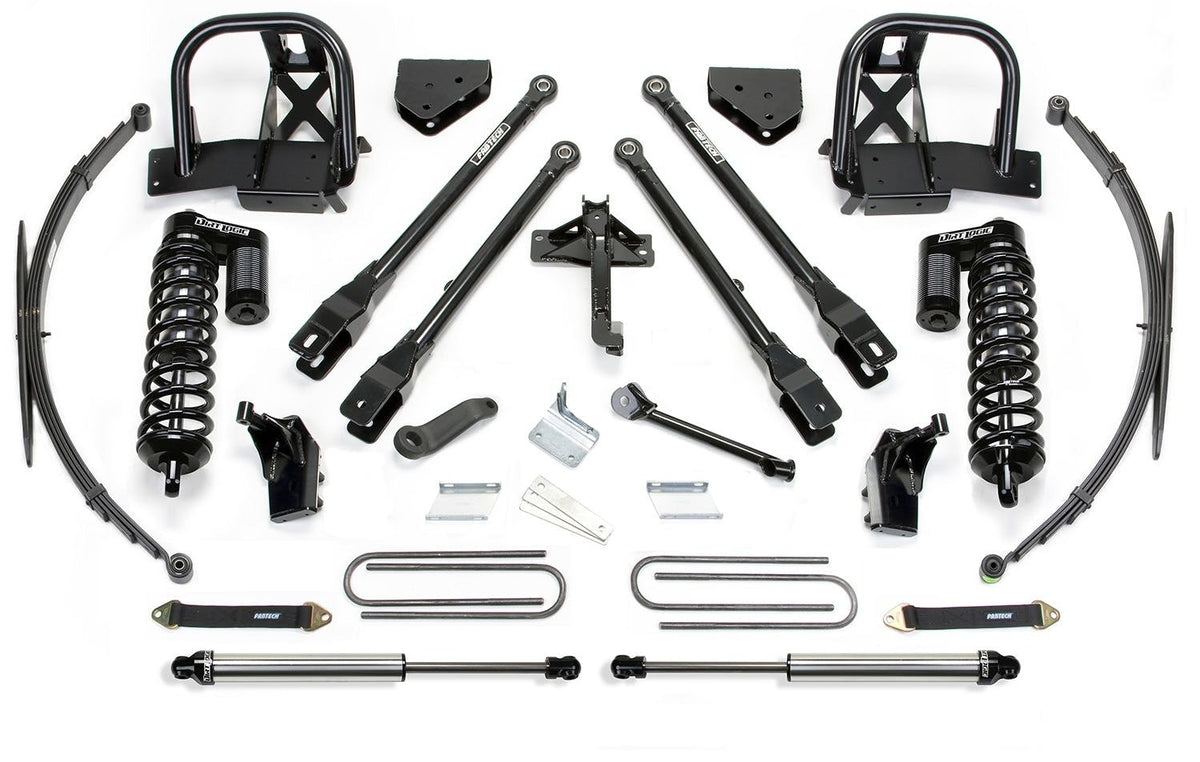 Fabtech K2144DL 8in. 4LINK SYS W/DLSS 4.0 C/O/RR LF SPRNGS/RR DLSS 2011-14 FORD F250/350 4WD