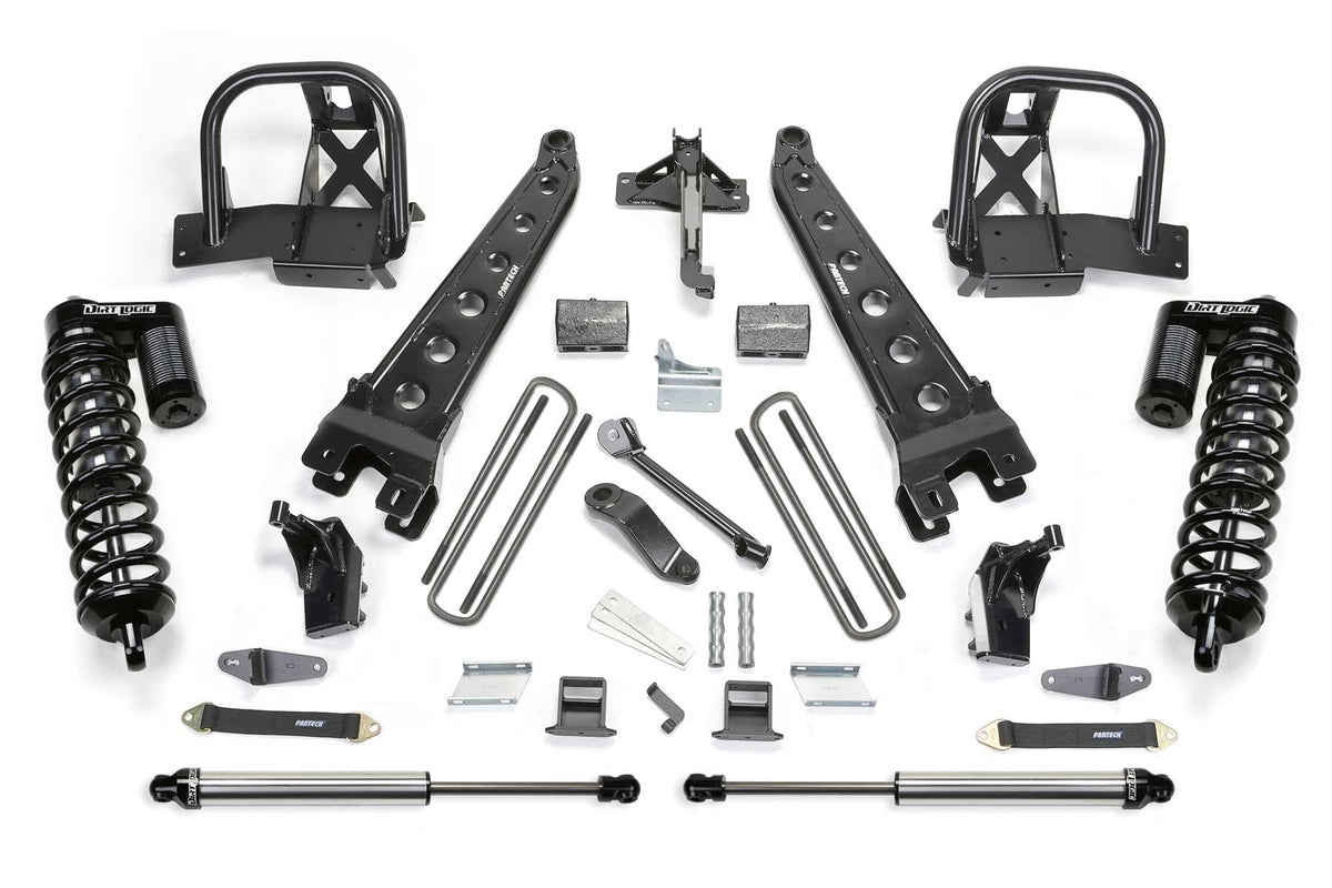 Fabtech K2145DL 6in. RAD ARM SYS W/DLSS 4.0 C/O/RR DLSS 2011-14FORD F350/450 4WD 8LUG